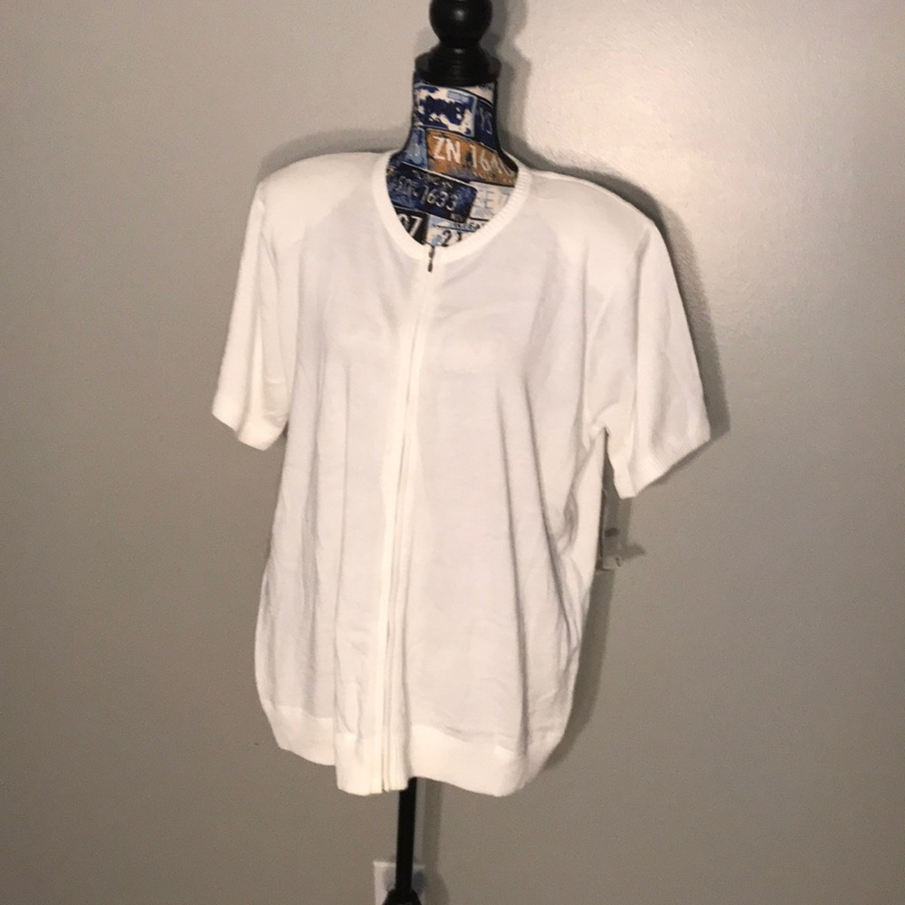 Short sleeve cardigan